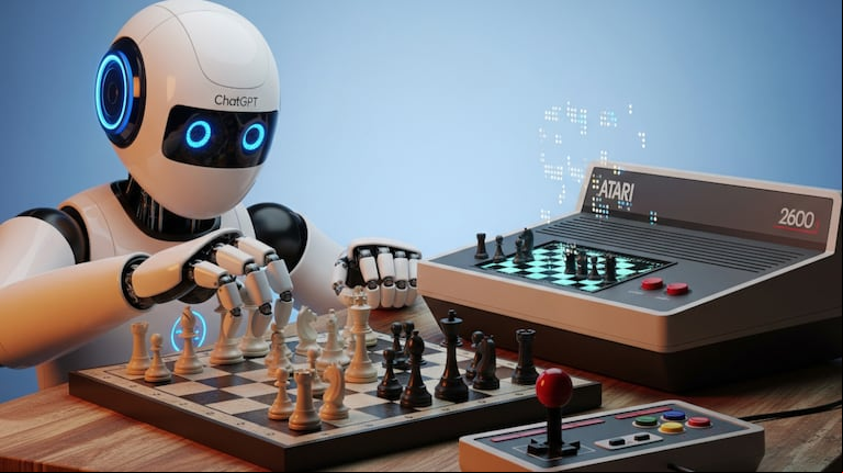 ChatGPT jugó al ajedrez contra una Atari de 1977... y perdió. (Imagen: GeminiAI)