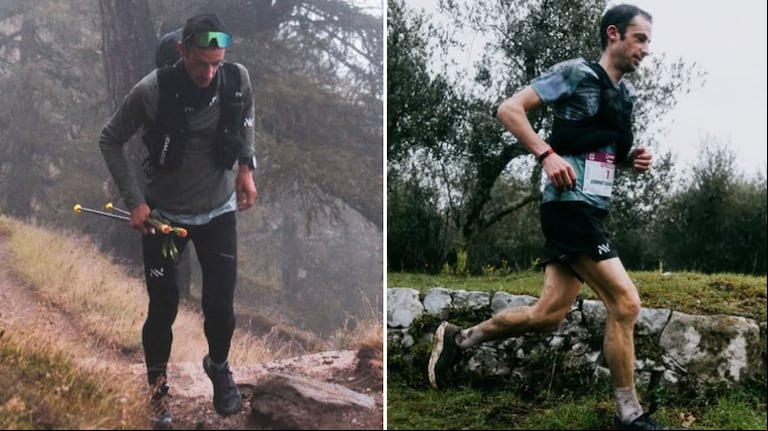 El español realiza un método de entrenamiento que revoluciona el mundo del running (Foto: TN).