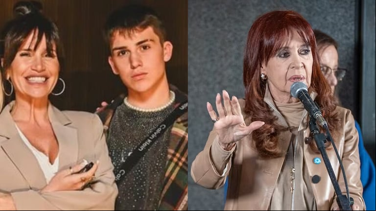 El hijo de Florencia Peña dio su mirada sobre la condena a Cristina Kirchner. (Foto: Instagram/juanoterook - TN/ Leandro Heredia)