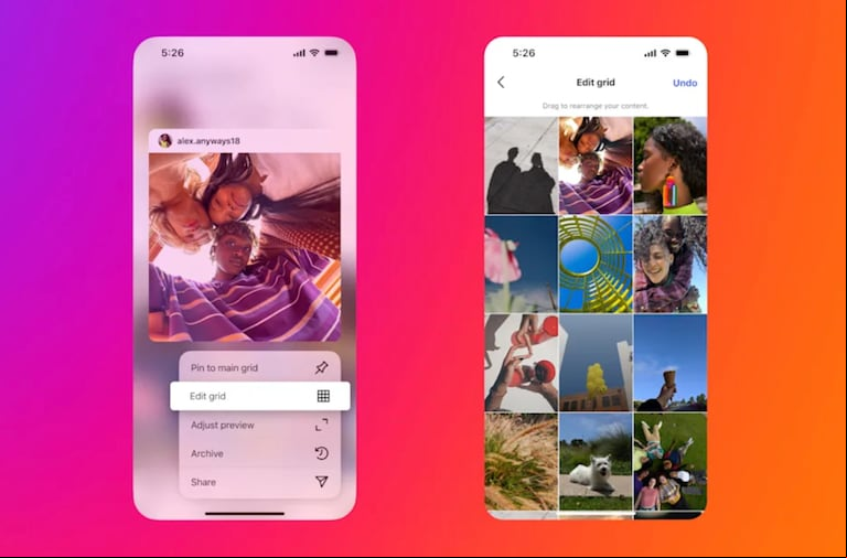 "Esperamos que esta mayor flexibilidad sobre cómo y dónde aparece tu contenido te ayude a crear y compartir sin presión adicional", dijeron desde Instagram. (Foto: Meta)