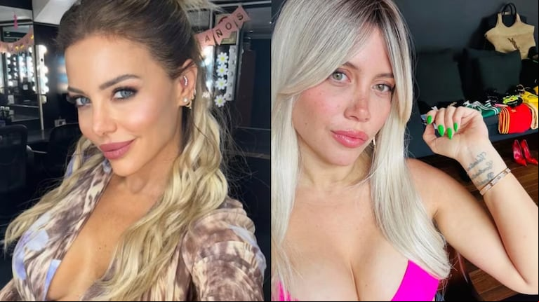 Evangelina Anderson le dedicó un tierno mensaje a Wanda Nara en medio del escándalo con la China Suárez (Foto: Instagram / evangelinaanderson - wanda_nara)