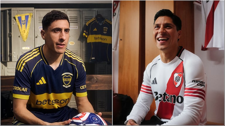 Ganate una camiseta de Boca o River (Fotos: IG @bocajrs y @riverplate)
