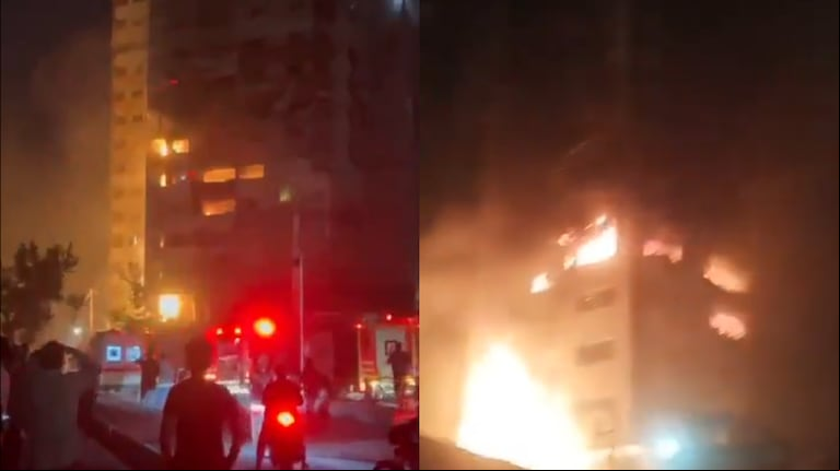 Video: las imágenes del “ataque preventivo” de Israel a la capital de Irán