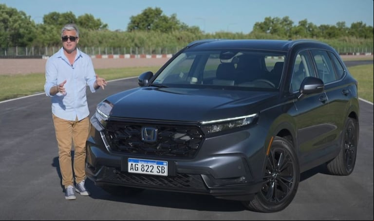 Matías Antico manejó la nueva Honda CR-V Híbrida