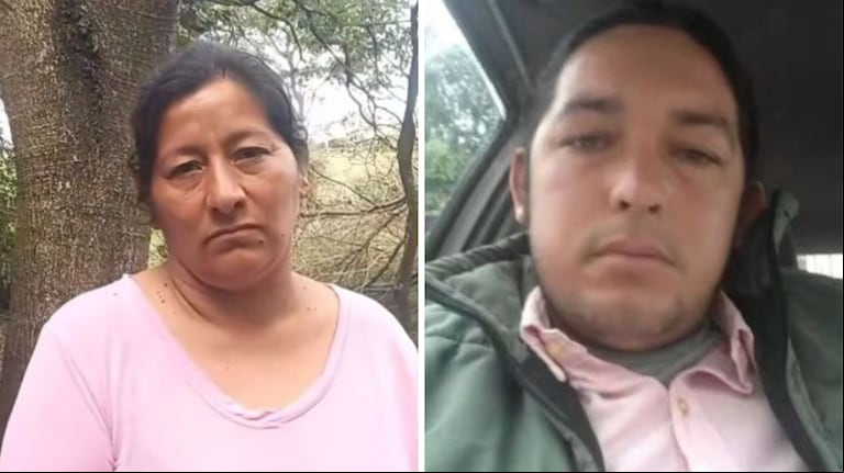 Laudelina Peña y Antonio Benítez. (Foto: TN - El Libertador).