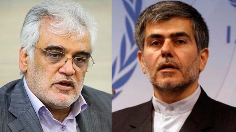 Los científicos Mohammad Mehdi Tehranchi y Fereydoon Abbasi murieron en los ataques israelíes (Foto: @sentdefender).