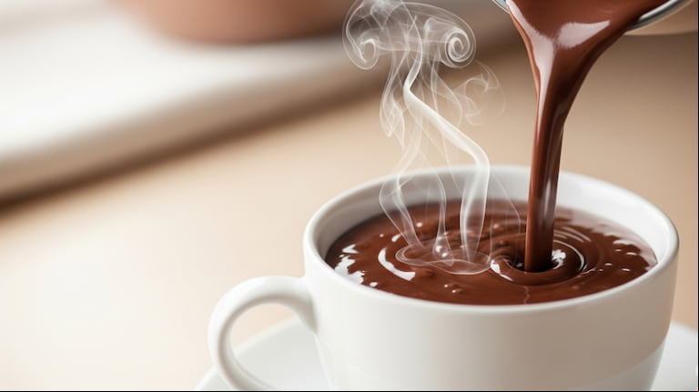 Sin leche ni azúcar: cómo hacer chocolate caliente saludable y cremoso. (Imagen ilustrativa IA Gemini)